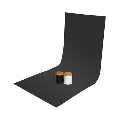 GlareOne PVC Background 60 x 130 cm - Black
