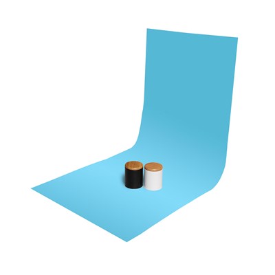 GlareOne PVC Background 60 x 130 cm - Blue