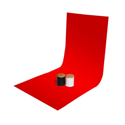 GlareOne PVC Background 60 x 130 cm - Red