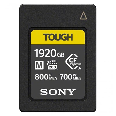 Sony TOUGH 1920GB (800MB/Sec) Type A Cfexpress Memory Card