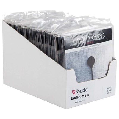 Rycote Undercovers Mix Colours - 25 packs x 30 Undercovers/30 Stickies Original