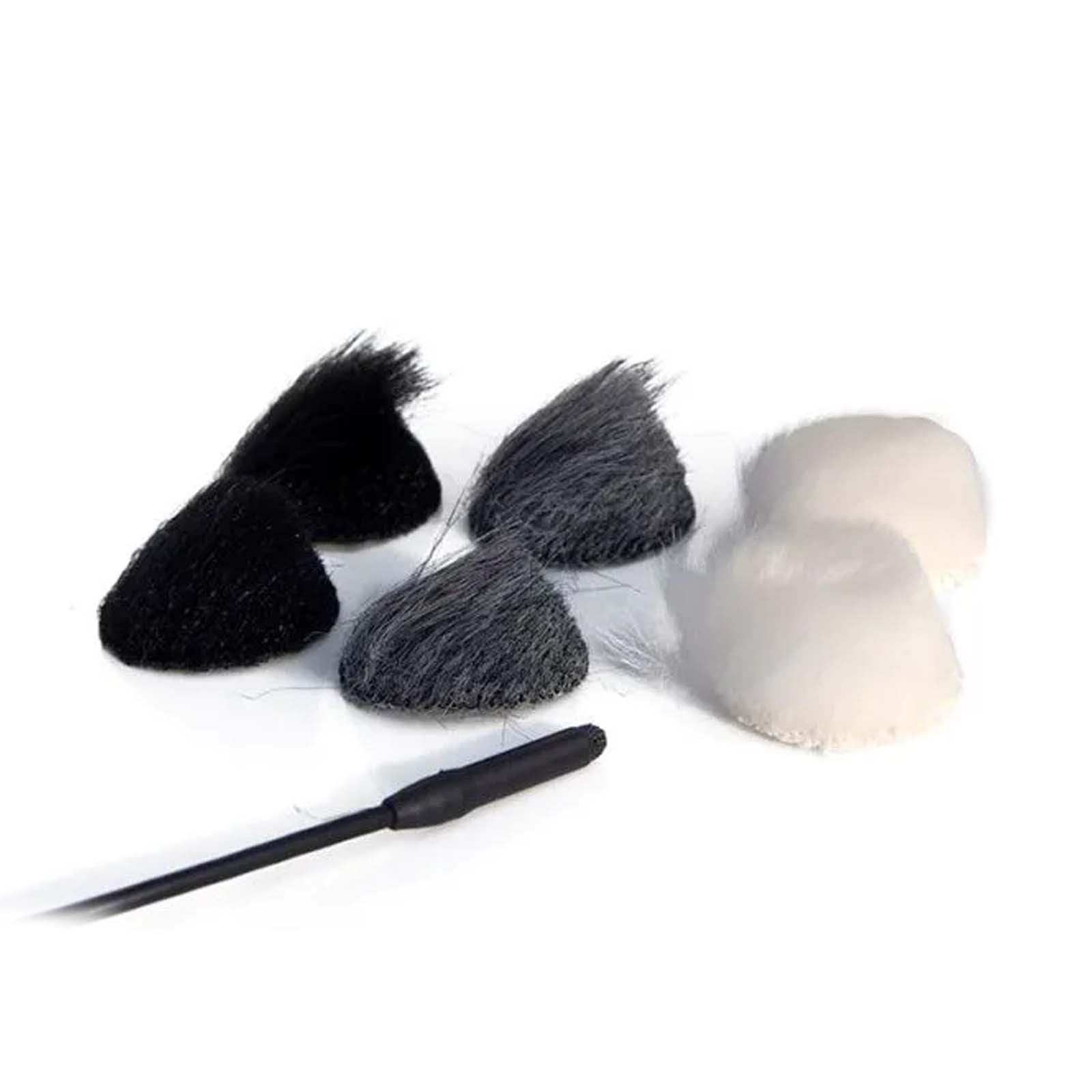 Rycote Overcovers Mix Colours - 25 packs x 6 fur discs (mixed)/30 Stickies Original