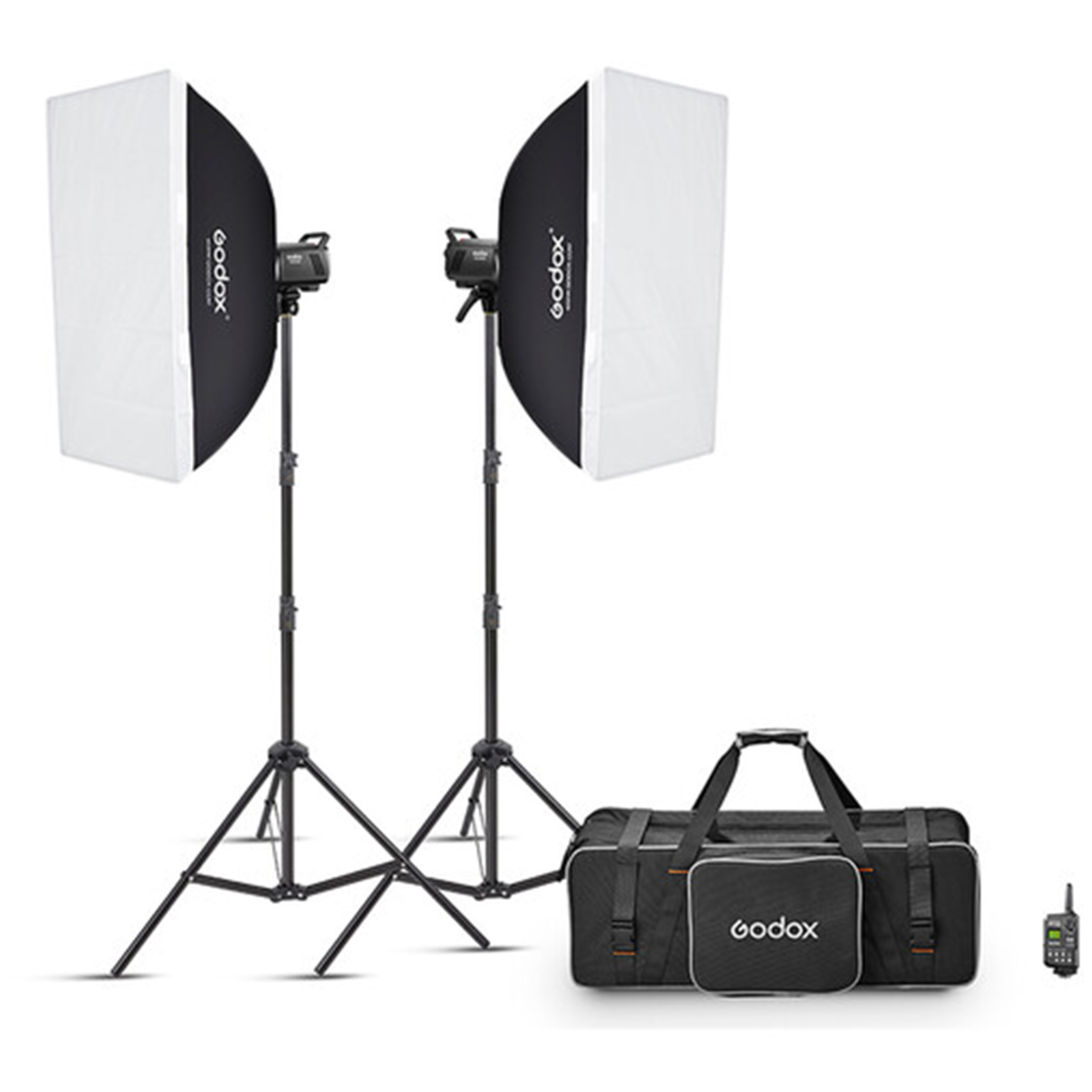 Godox Juego de 2 luces estroboscópicas MS300V 600W para estudio, 2.4G Godox Juego de 2 luces estroboscópicas MS300V 600W para estudio, 2.4G