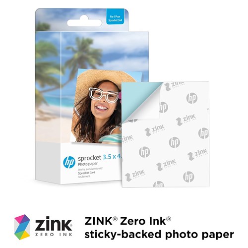 HP Sprocket Paper 3.50 x 4.25 50 Pack