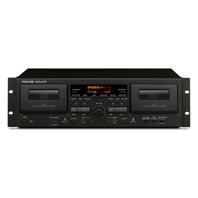 Tascam 202MK7 Dual cassette deck with USB output