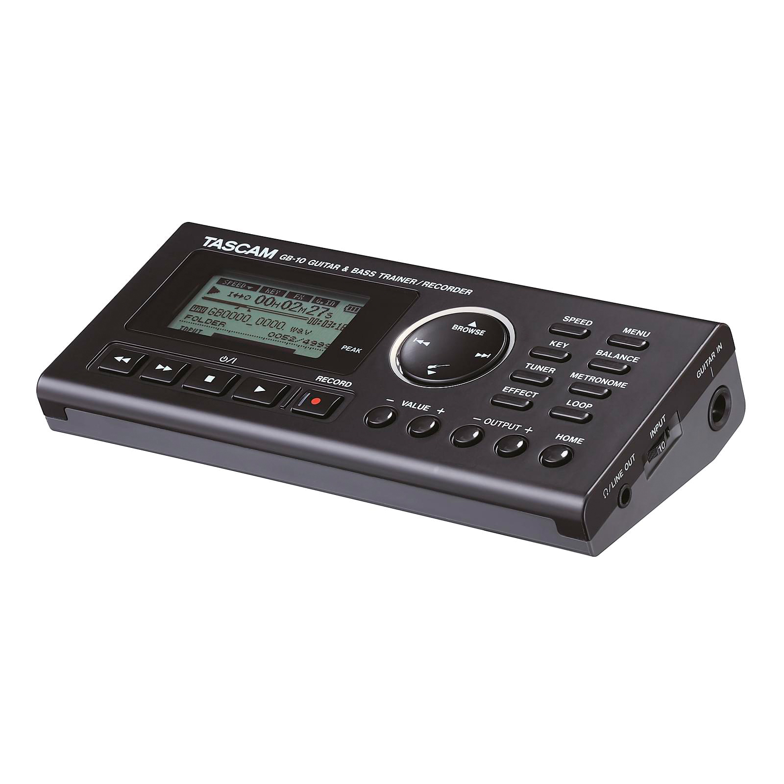 Image of Tascam GB-10All-in-one guitar and bass trainer and recorder with effects