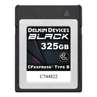Delkin BLACK 325GB 1800MB/s G4 CFexpress Type B Memory Card