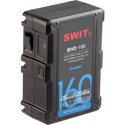 Swit BIVO-160 - 160Wh Battery with 14V 28V B-Mount 16V D-taps OLED
