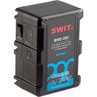 Swit BIVO-290 - 290Wh Battery with 14V 28V B-Mount 16V D-taps OLED
