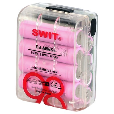 Swit PB-M98SE - Transparent 98Wh Pocket Mini Battery V-Mount
