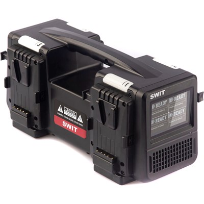 Swit PC-P461S - 4ch x max 6A Top Fast Simultaneous 14V 28V Charger V-Mount