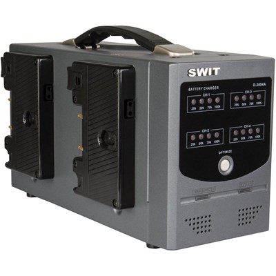 Swit D-3004A - 4ch Simultaneous Charger Gold-mount
