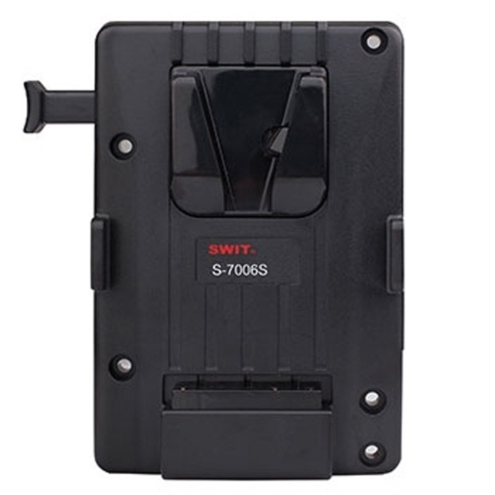 Swit S-7006S - V-mount plate screws-mount and 2-pin DC plug connect
