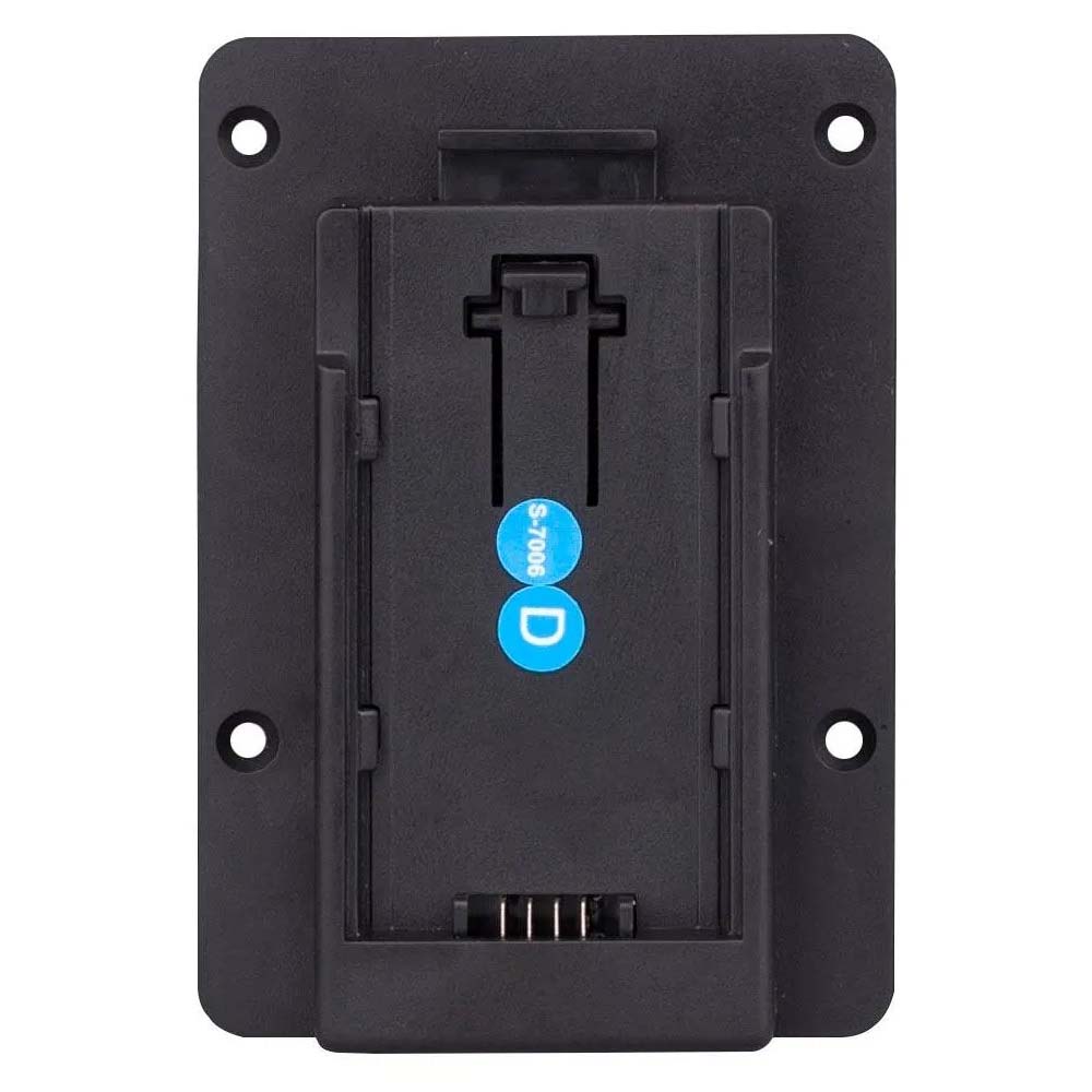 Swit S-7006D - Panasonic VBD VBR CGA mount plate screws-mount and 2-pin DC plug connect