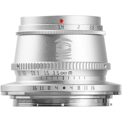 TTArtisan 35mm f1.4 Lens for Fujifilm X - Silver