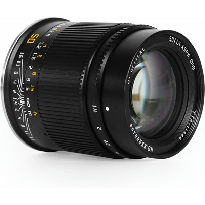 TTArtisan 50mm f1.4 Lens for Leica L-Mount - Black