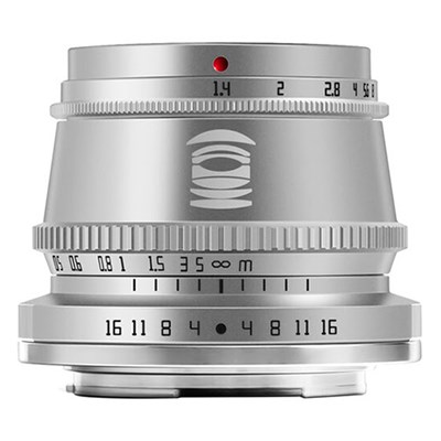TTArtisan 35mm f1.4 Lens for Canon M - Silver