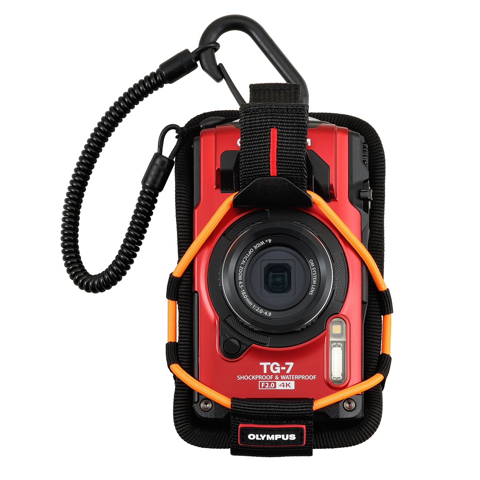 OM SYSTEM Tough TG-7 Digital Camera - Red | Wex Photo Video