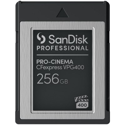 SanDisk 256GB Professional Pro-Cinema 1700MB/s VPG400 Type B Cfexpress Memory Card
