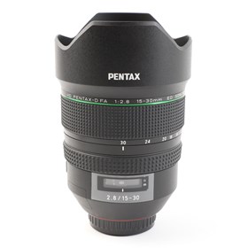 USED Pentax-D FA HD 15-30mm f2.8 ED SDM WR Lens