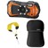 Ricoh WG-80 Digital Camera - Orange with Floating Strap and Neoprene Case