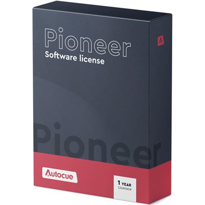 Autocue Pioneer software license pack, 1-year entitlement