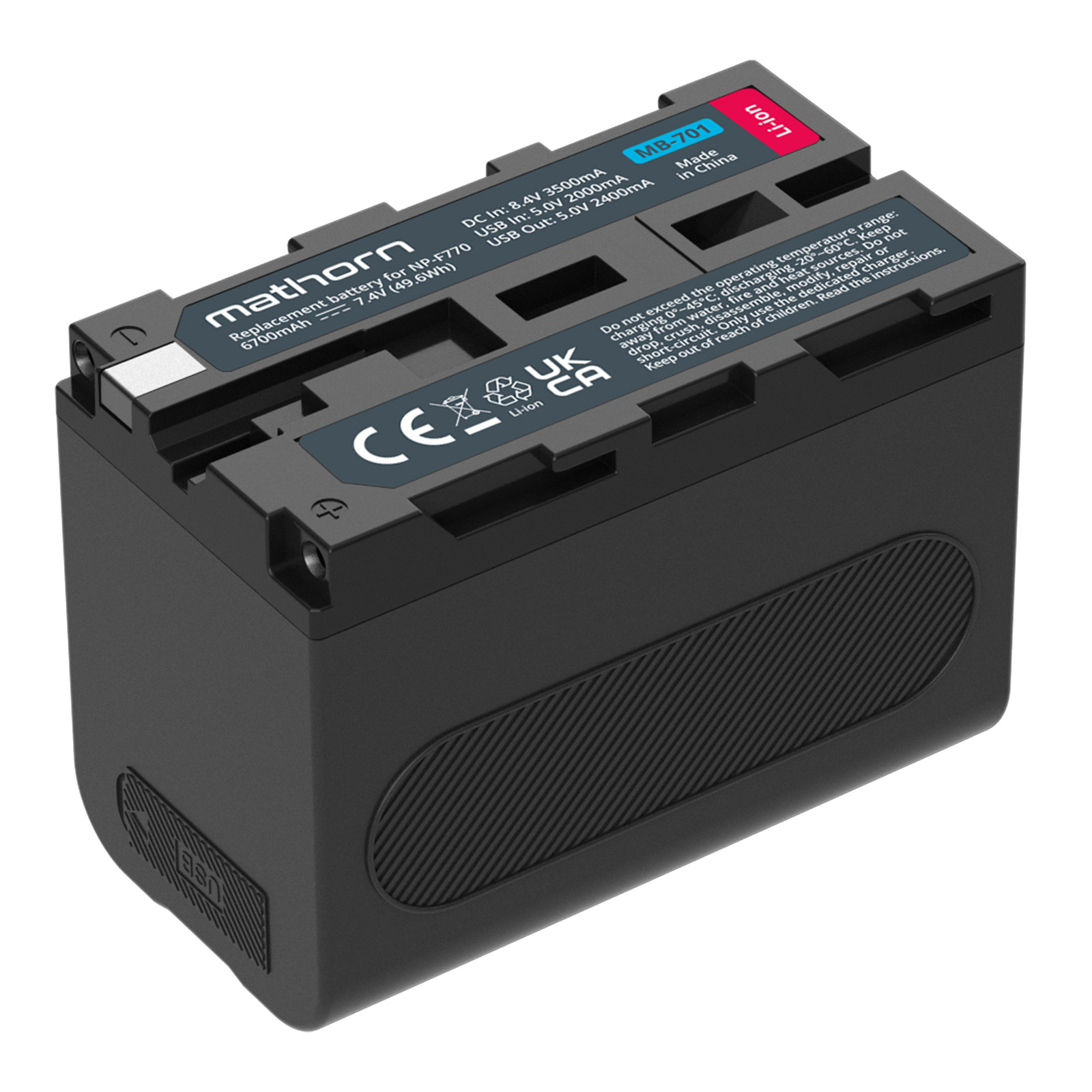 Mathorn Mathorn MB-701 Battery (NP-F770) | Wex Photo Video