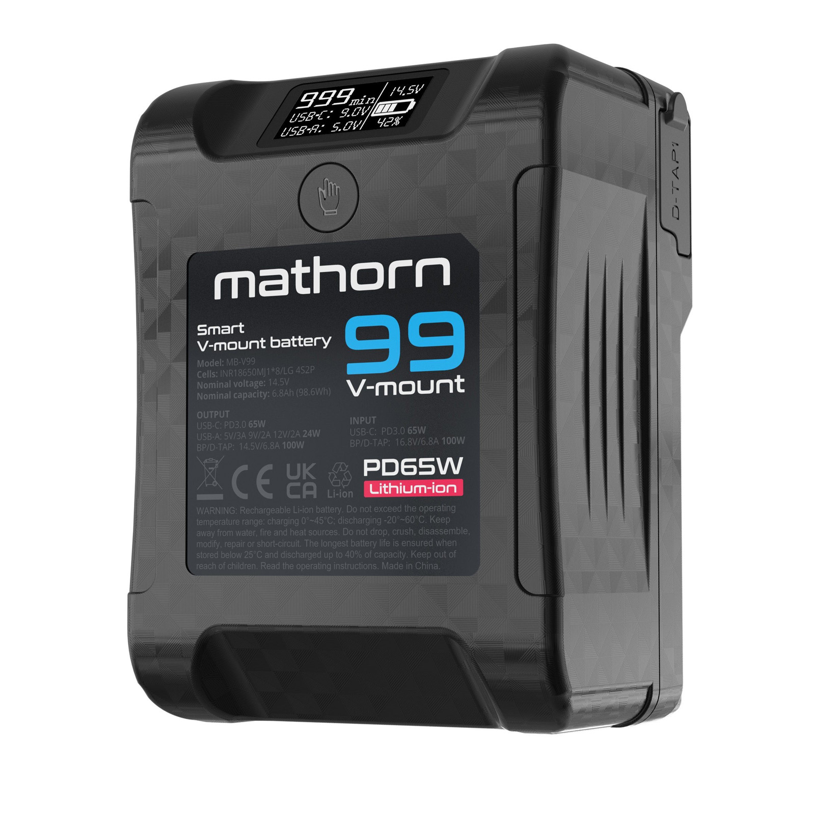 Mathorn Mathorn MB-V99 V-Mount Battery | Wex Photo Video