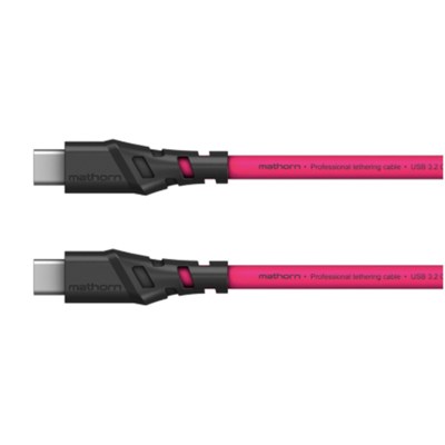 Mathorn MTC-210 USB C-C 2m Tethering Cable - Magenta