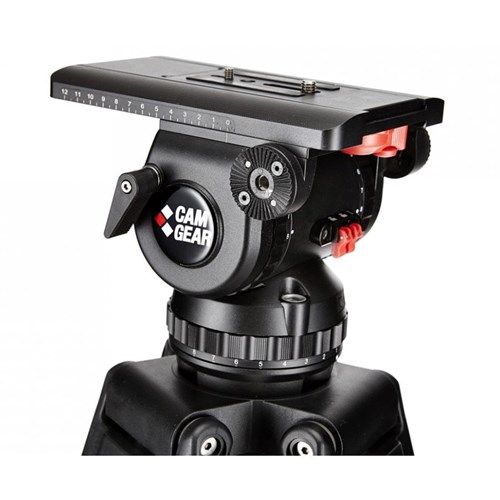 Camgear V25P EFP Fluid Head (100mm Bowl)