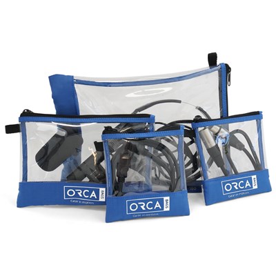 Orca OR-180 4 Transparent pouches Kit for Sound Accessories