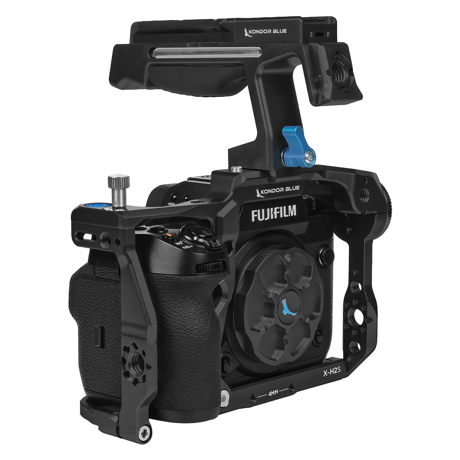 Kondor Blue Fujifilm X-H2S Base Rig MKII (Raven Black) | Wex Photo Video