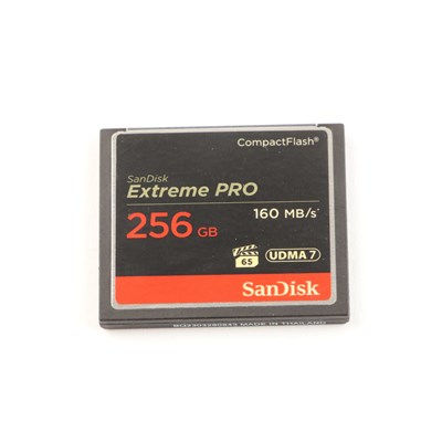USED SanDisk Extreme Pro 256GB 160MB/s Compact Flash