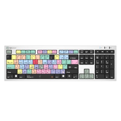 Logickeyboard Adobe Illustrator CC Slim Line PC Keyboard