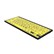Logickeyboard XLPrint Bluetooth Black on Yellow PC Keyboard