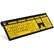 Logickeyboard XLPrint NERO Black on Yellow PC Keyboard