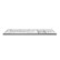 Logickeyboard XLPrint Slim Line Black on White PC Keyboard
