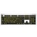 Logickeyboard XLPrint Slim Line Yellow on Black PC Keyboard
