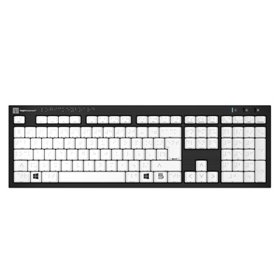 Logickeyboard Braille keyboard NERO PC Assistive Keyboard