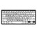 Logickeyboard Braille/LargePrint Black on White PC Assistive Keyboard