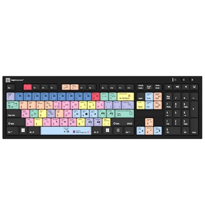 Logickeyboard Adobe Premiere Pro CC Nero Line PC Keyboard