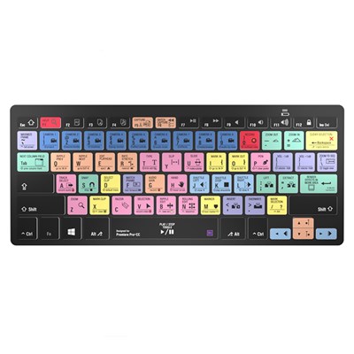 Logickeyboard Adobe Premiere Pro Bluetooth PC Keyboard