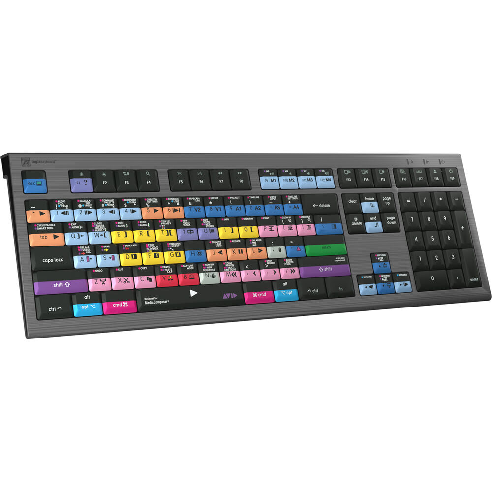 Logickeyboard Avid Media Composer PRO Astra 2 Mac Keyboard