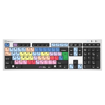 Logickeyboard Avid NewsCutter Slim Line PC Keyboard