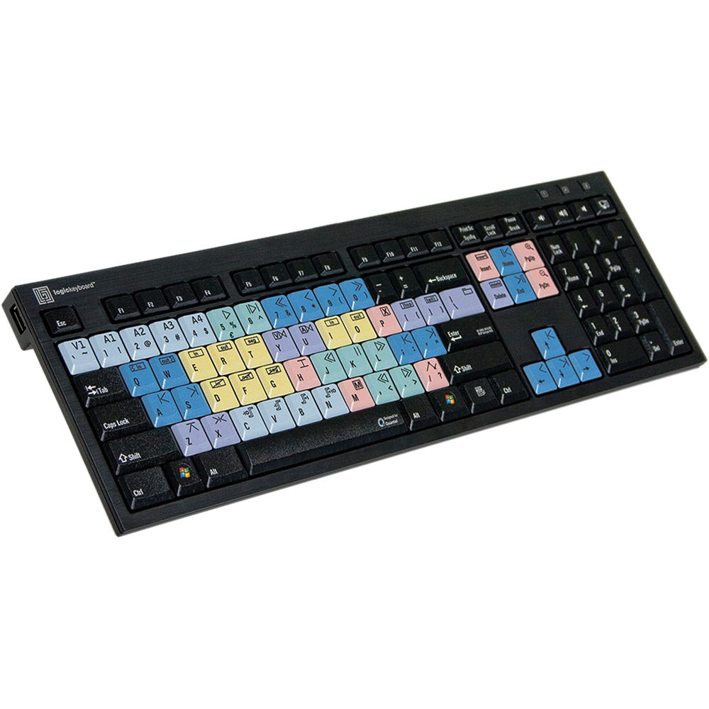 Logickeyboard Quantel PC Nero Line Keyboard | Wex Photo Video