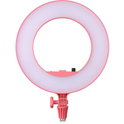 Godox LR180P LED Ring Light With Smartphone Holder - Pink