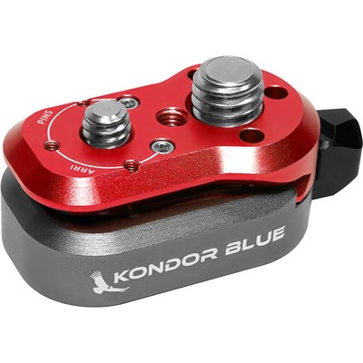 Kondor Blue Mini Quick Release Plate - Cardinal Red