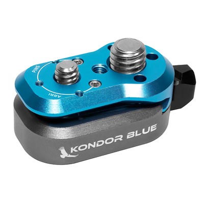 Kondor Blue Mini Quick Release Plate - Male Plate Only - Blue