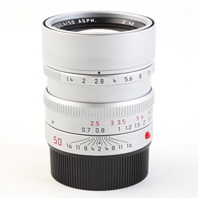 USED Leica Summilux-M 50mm f1.4 Aspheric Lens - Sliver (11892)