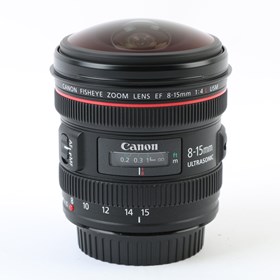 USED Canon EF 8-15mm f4 L USM Fisheye Lens